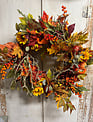 Custom Abundant Harvest Wreath