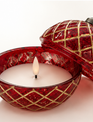 LED Glass Ornament Wax Candle (4-Colors)