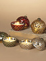 LED Glass Ornament Wax Candle (4-Colors)