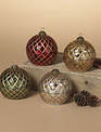 LED Glass Ornament Wax Candle (4-Colors)