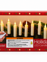 Set of 10 LED Clip on Candles w/ Remote