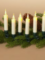Set of 10 LED Clip on Candles w/ Remote