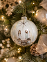 Holy Family Glass Ball Ornament