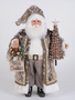 Lighted Natural Fawn Santa By: Karen Didion