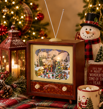 22" Animated Holiday Musical TV