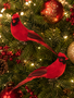 7" Clip Cardinal Ornament