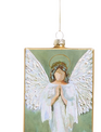 5" Glass Guardian Angel Ornament