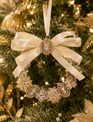 Vintage Brooch Wreath Ornament