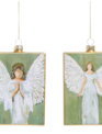 5" Glass Guardian Angel Ornament