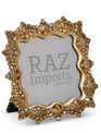 4.75 Golden Rhinestone Frame