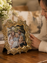 4.75 Golden Rhinestone Frame