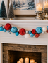 4' Merry Multicolor Ball Garland