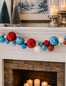 4' Merry Multicolor Ball Garland
