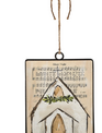 6" Church Sheet Music Ornament (2-Styles)