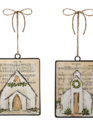6" Church Sheet Music Ornament (2-Styles)