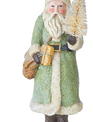 8.5" Glittered Santa (3-Colors)