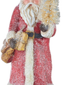 8.5" Glittered Santa (3-Colors)