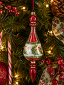 Holly Finial Ornament