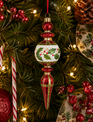 Holly Finial Ornament