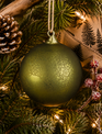 5" Mercury Finish Ball Ornament