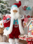 18" Candy Cane Whimsical Santa