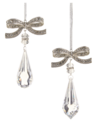 Jeweled Bow w/ Crystal Drop (2-Styles)