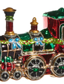 5.5" Glass Train Ornament