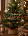 5.5" Glass Train Ornament