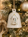 Believe Nativity Bell Ornament