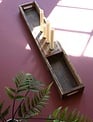 Recycled Wooden Tray with Candle Holders