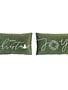 Embroidered Green Pillow (2 Styles)