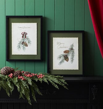 Merry Christmas Pine Print (2 Styles)