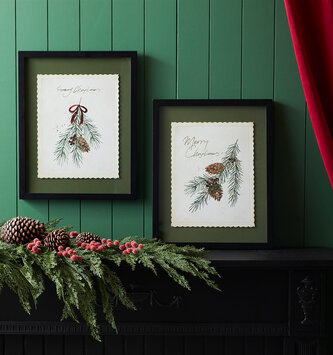 Merry Christmas Pine Print (2 Styles)
