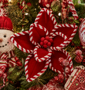 Peppermint Poinsettia