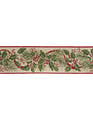 2.5" x 10 Yards Taupe Holly Berry Wired Ribbon