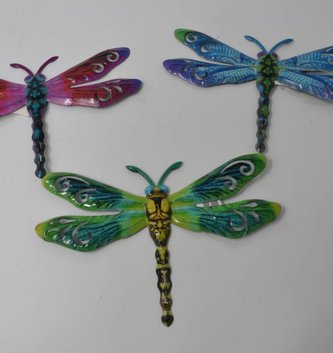 Small Colorful Metal Dragonfly (3 Styles)