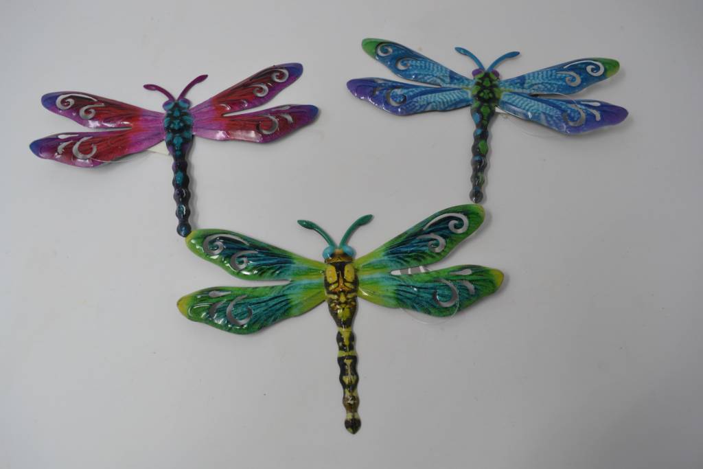 Small Colorful Metal Dragonfly