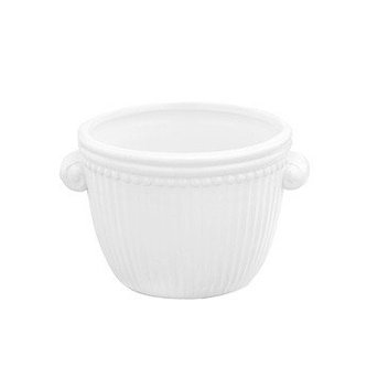 White Ribbed Container (2 Sizes)