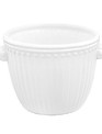 White Ribbed Container