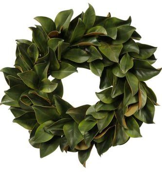 24" Magnolia Leaf Wreath
