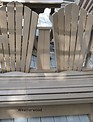 4-ft Fan-Back Glider Outdoor Chair