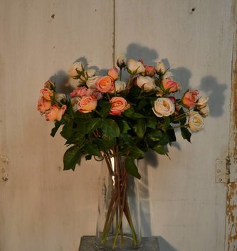 Natural Touch Heritage Rose Spray (4 Colors)