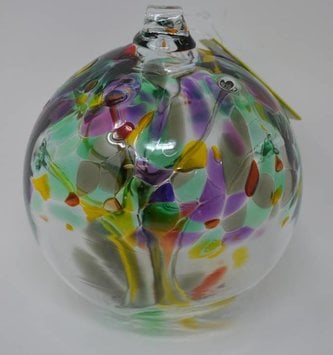 6" Hanging Glass Tree of Life Orb (6-Styles)