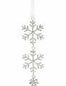 Tiered Jewel Snowfake Ornament