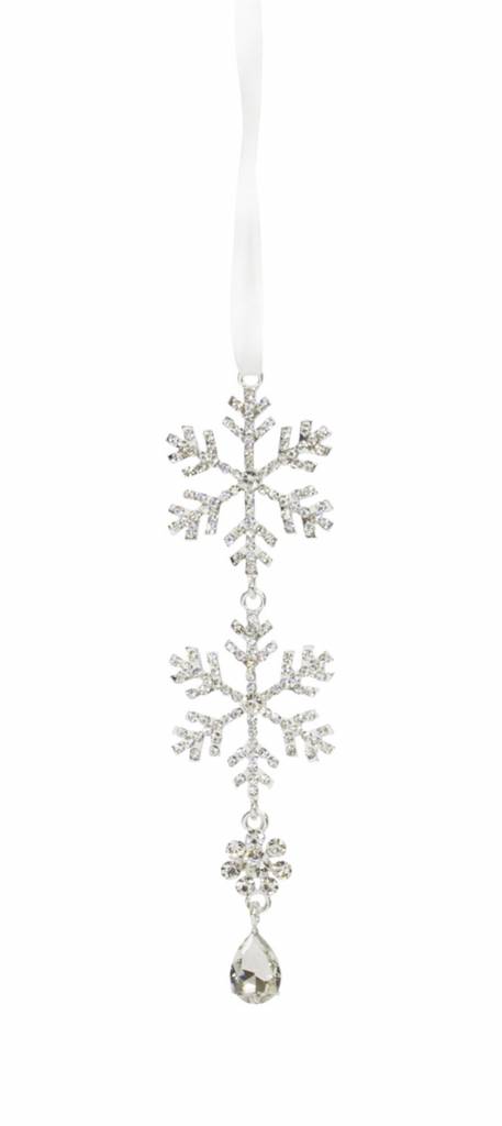 Tiered Jewel Snowflake Ornament