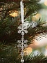 Tiered Jewel Snowfake Ornament