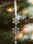 Tiered Jewel Snowflake Ornament