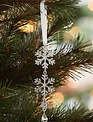 Tiered Jewel Snowfake Ornament