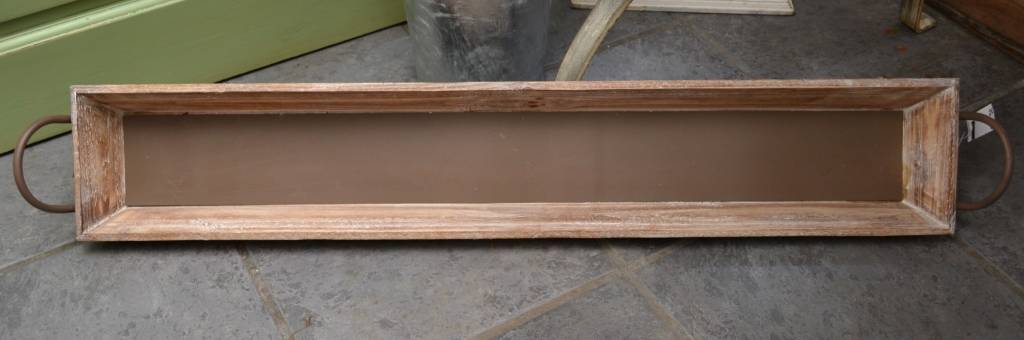 long wooden tray