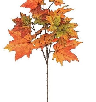 Autumn Maple Leaf Spray